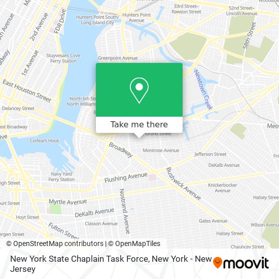 New York State Chaplain Task Force map