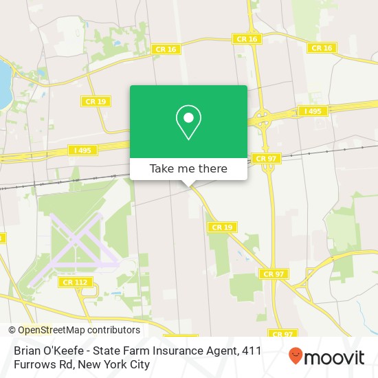 Brian O'Keefe - State Farm Insurance Agent, 411 Furrows Rd map