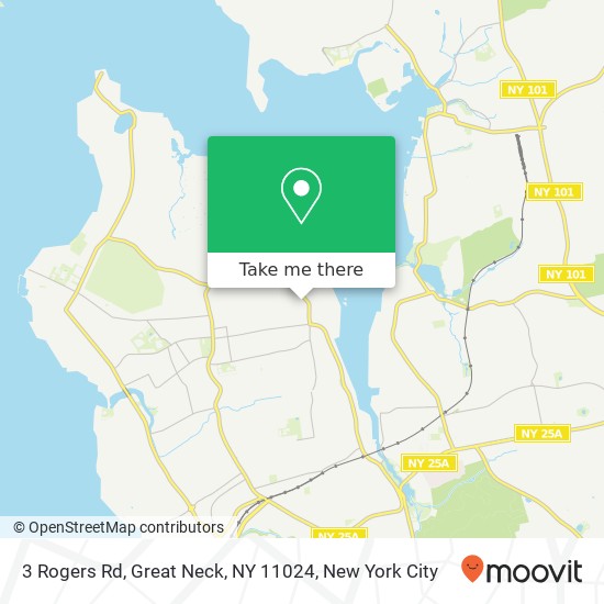 3 Rogers Rd, Great Neck, NY 11024 map
