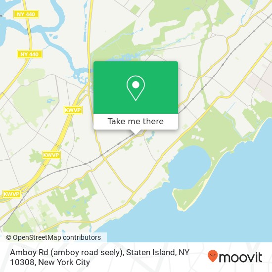 Amboy Rd (amboy road seely), Staten Island, NY 10308 map