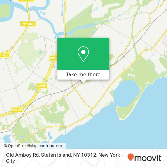 Mapa de Old Amboy Rd, Staten Island, NY 10312