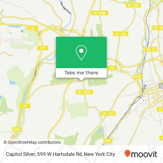Mapa de Capitol Silver, 599 W Hartsdale Rd