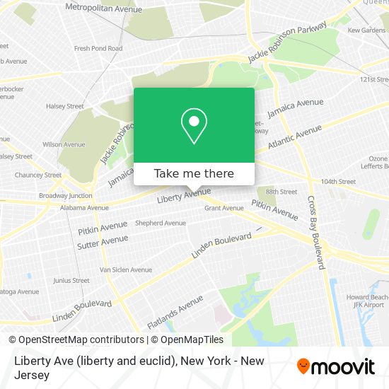 Liberty Ave (liberty and euclid) map