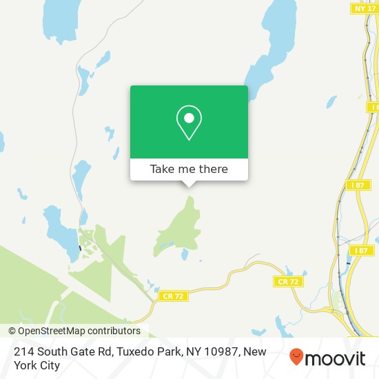 214 South Gate Rd, Tuxedo Park, NY 10987 map