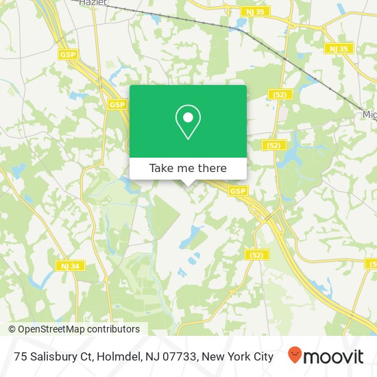 75 Salisbury Ct, Holmdel, NJ 07733 map