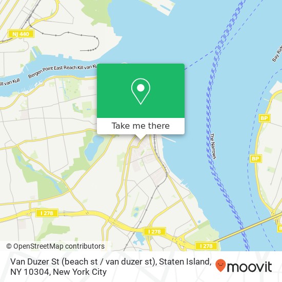 Van Duzer St (beach st / van duzer st), Staten Island, NY 10304 map
