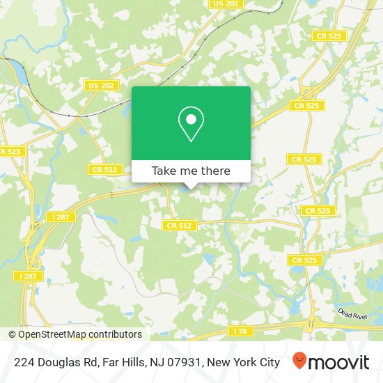 224 Douglas Rd, Far Hills, NJ 07931 map