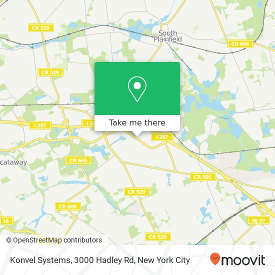 Konvel Systems, 3000 Hadley Rd map