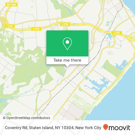 Coventry Rd, Staten Island, NY 10304 map