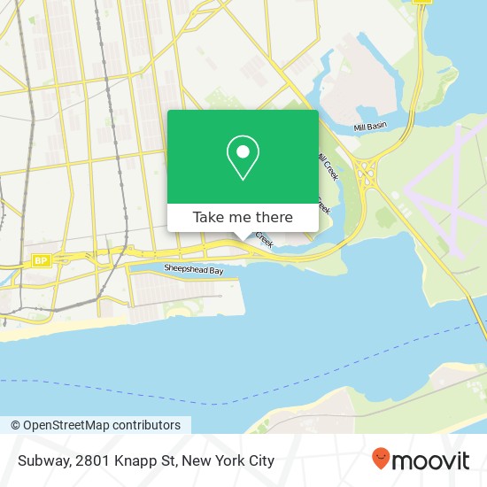 Mapa de Subway, 2801 Knapp St