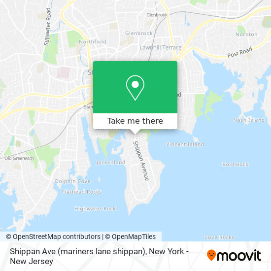 Mapa de Shippan Ave (mariners lane shippan)