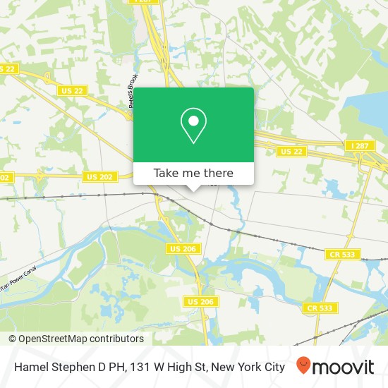Hamel Stephen D PH, 131 W High St map
