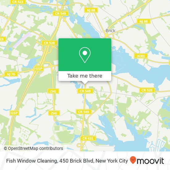 Fish Window Cleaning, 450 Brick Blvd map
