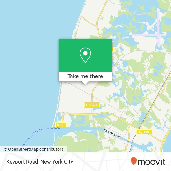 Mapa de Keyport Road