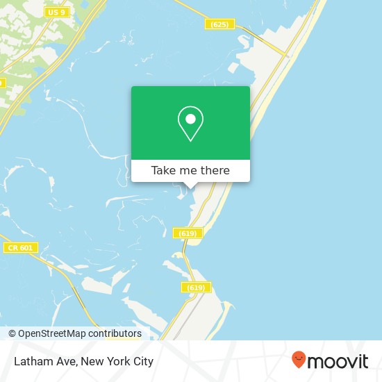 Mapa de Latham Ave