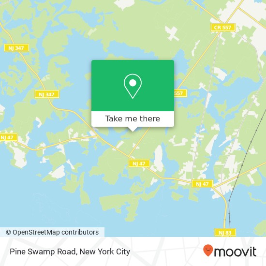 Mapa de Pine Swamp Road