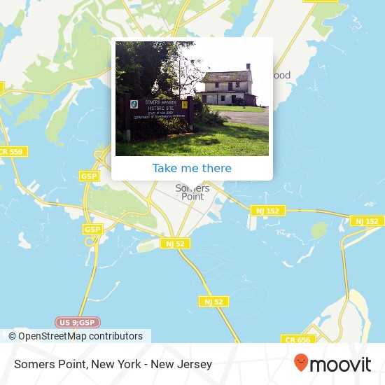 Mapa de Somers Point