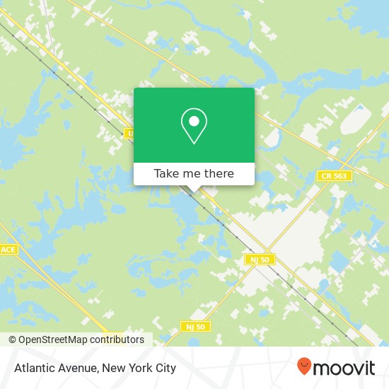 Atlantic Avenue map