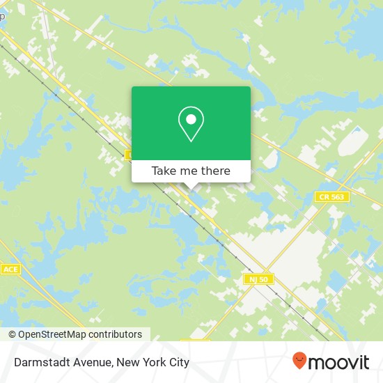 Darmstadt Avenue map