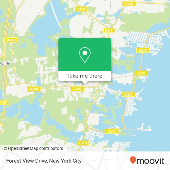 Mapa de Forest View Drive