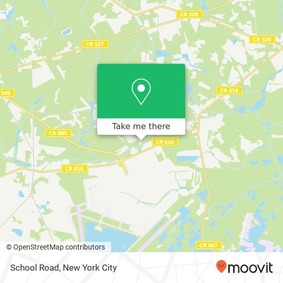 Mapa de School Road