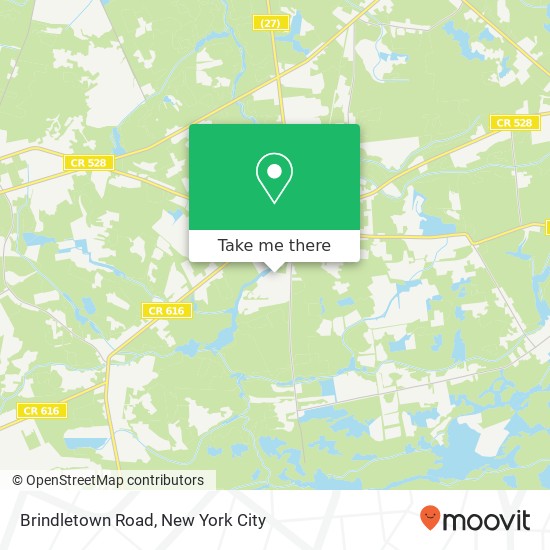 Brindletown Road map