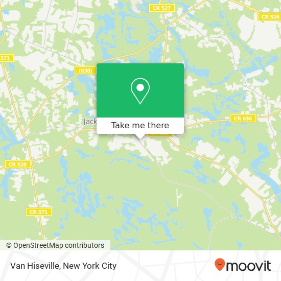 Van Hiseville map