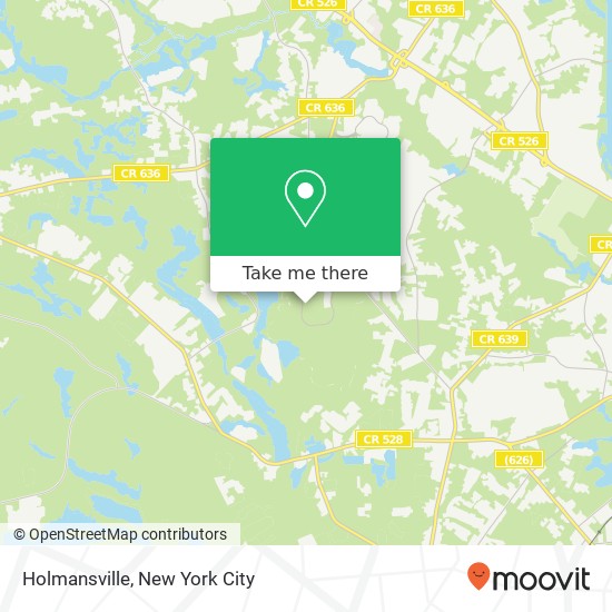 Holmansville map