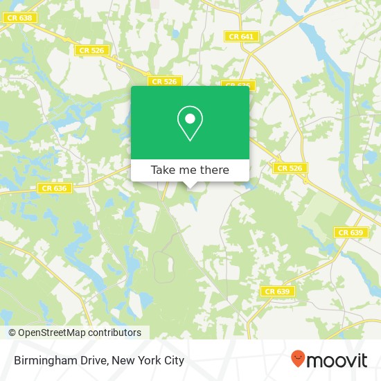 Birmingham Drive map
