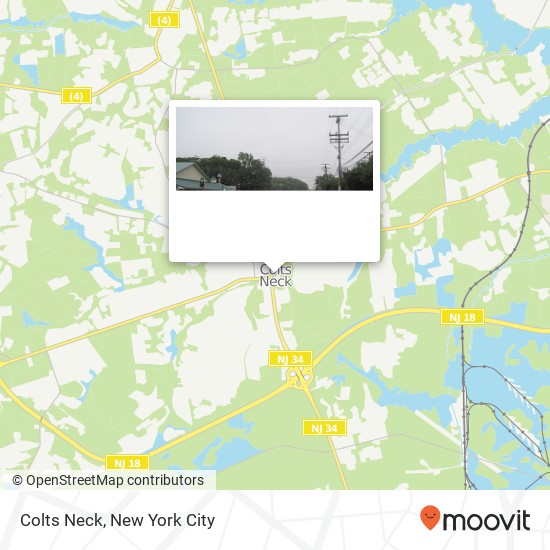 Mapa de Colts Neck