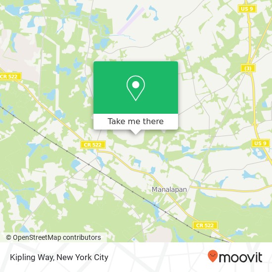 Kipling Way map