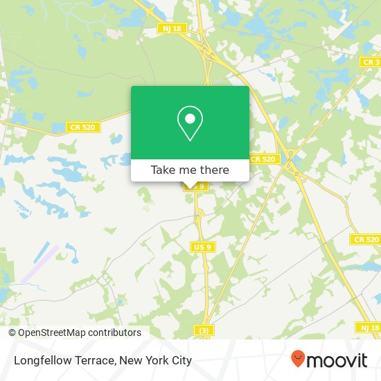 Longfellow Terrace map