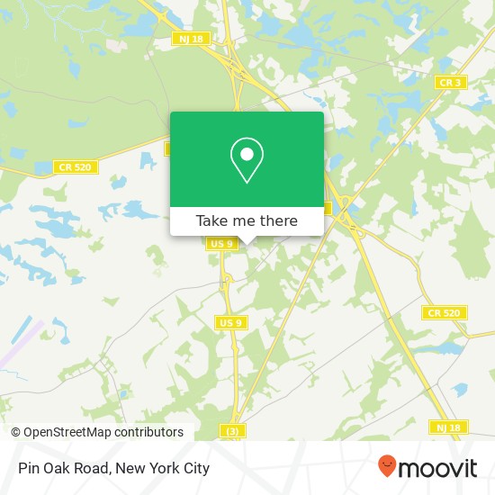 Mapa de Pin Oak Road
