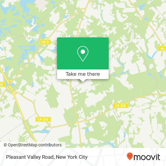 Mapa de Pleasant Valley Road