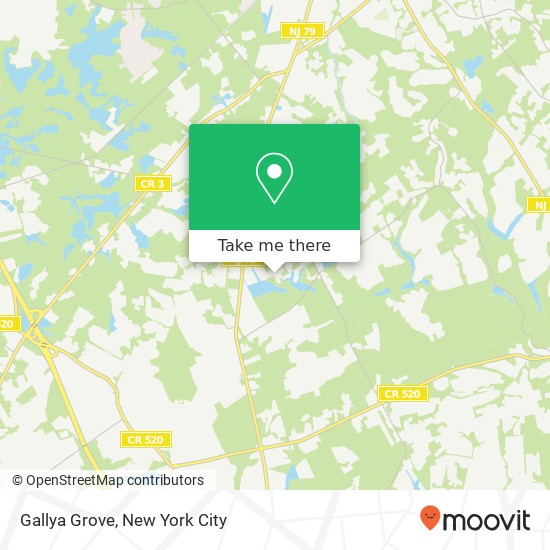 Gallya Grove map