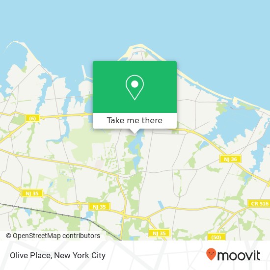 Mapa de Olive Place