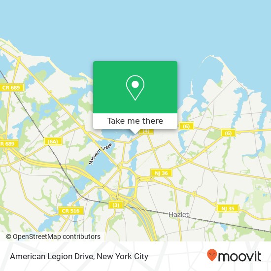 American Legion Drive map