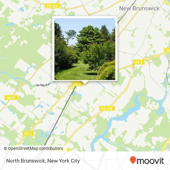 North Brunswick map