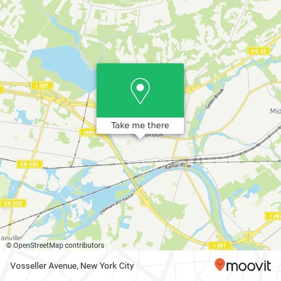 Mapa de Vosseller Avenue