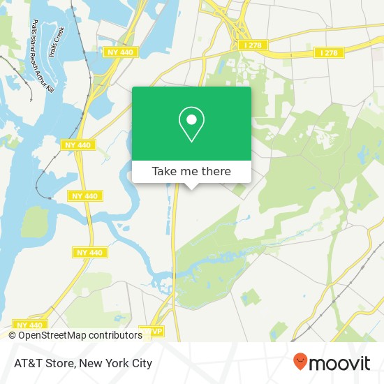 Mapa de AT&T Store