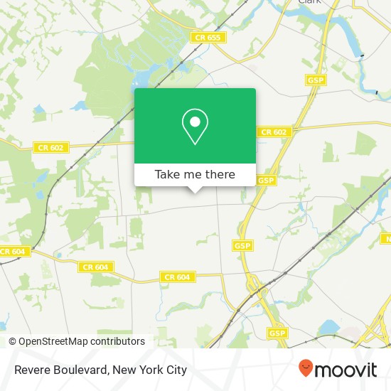 Revere Boulevard map