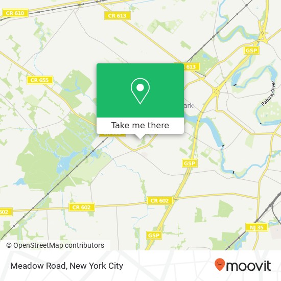 Meadow Road map