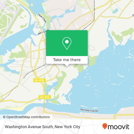Mapa de Washington Avenue South