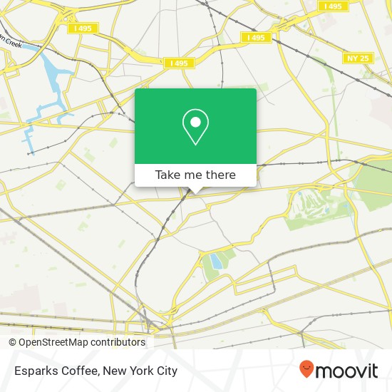 Esparks Coffee map