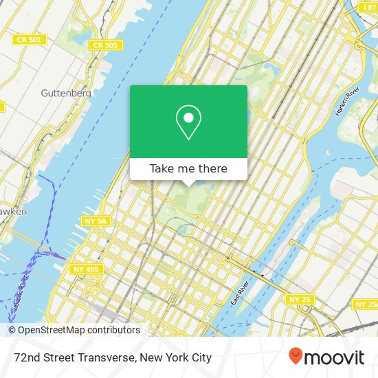 72nd Street Transverse map