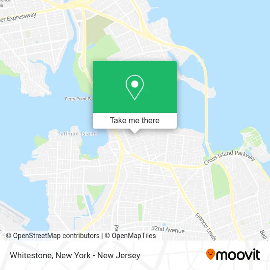 Whitestone map