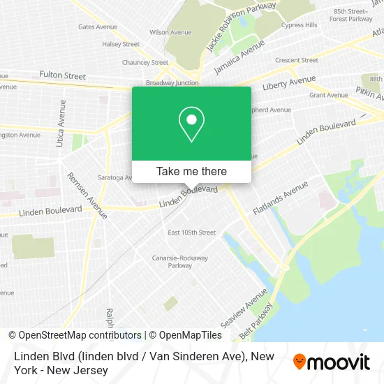 Linden Blvd (linden blvd / Van Sinderen Ave) map