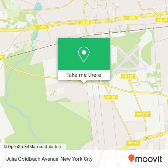 Julia Goldbach Avenue map