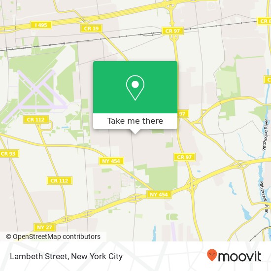 Lambeth Street map