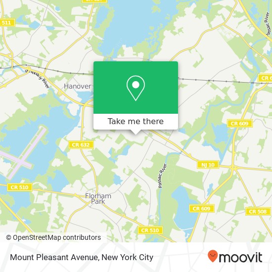 Mapa de Mount Pleasant Avenue